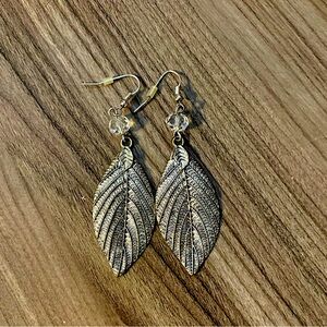 Feather earrings